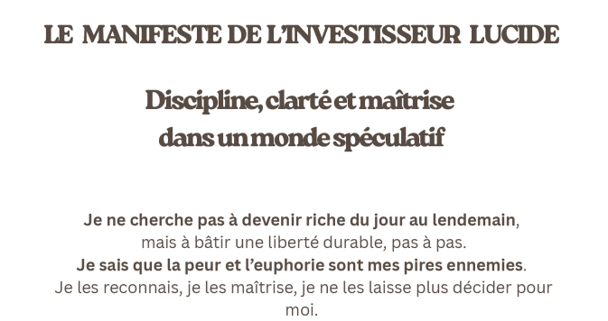 Aperçu du manifeste